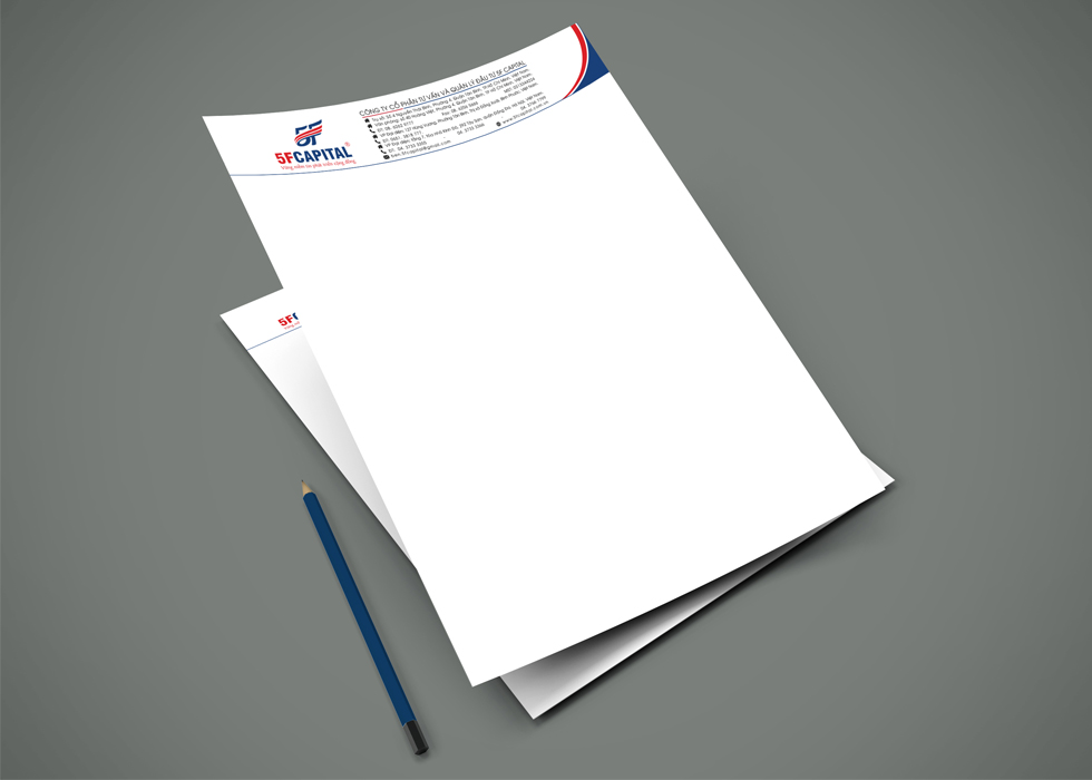 5F Capital - Thiết kế logo và hệ thống nhận diện thương hiệu cho công ty đầu tư - bất động sản 5F Capital